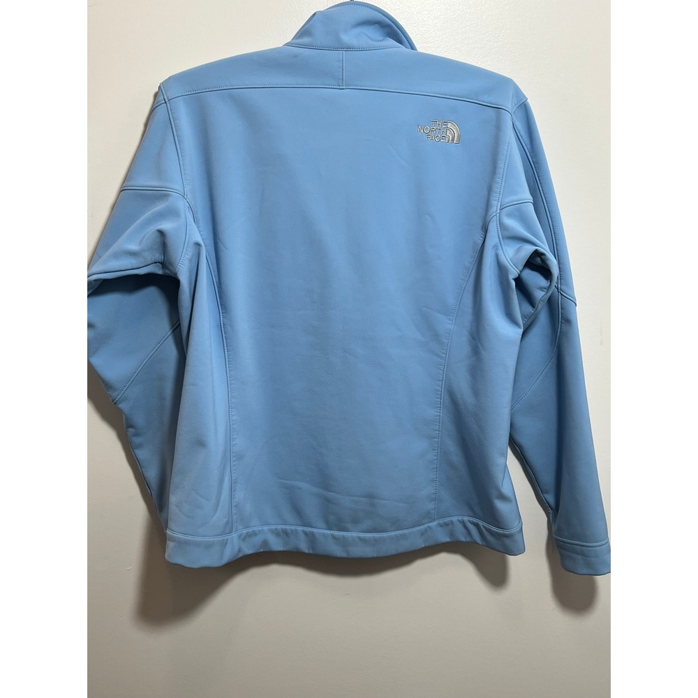 The North Face Womens Apex Bionic Softshell Jacket Light Blue Full Zip Large - Picture 8 of 11
